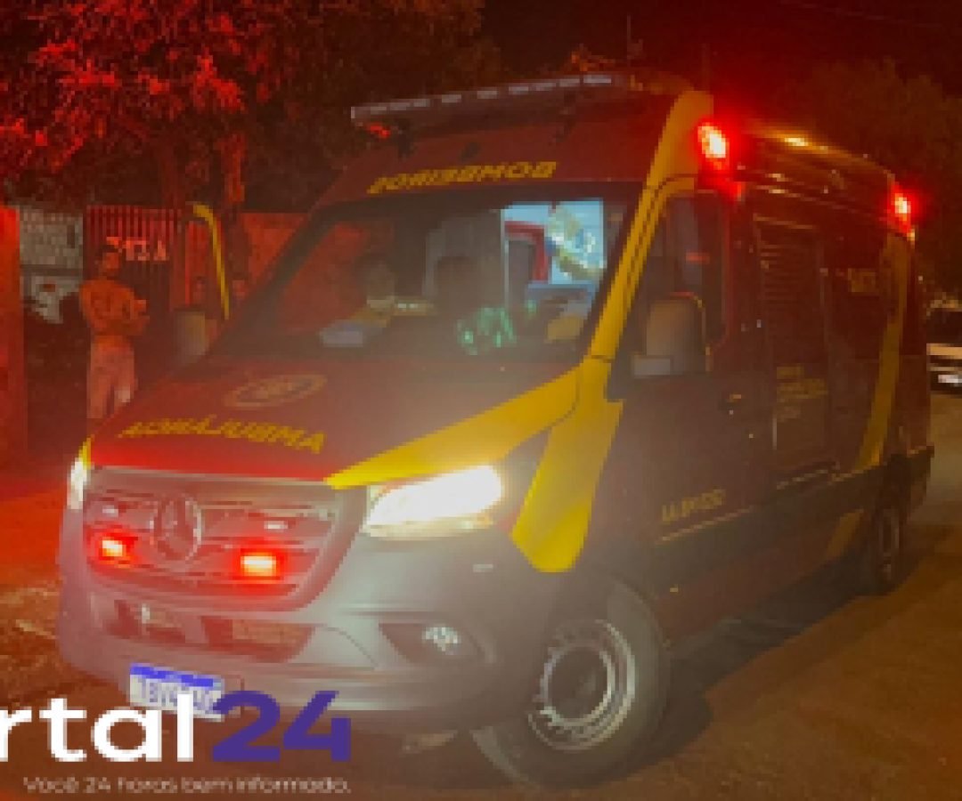 Homem cai de telhado e é encaminhado ao HU com dificuldade respiratória