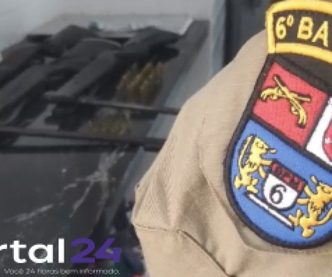 Homem de 43 anos é abordado na Avenida da FAG e armas são apreendidas pela polícia