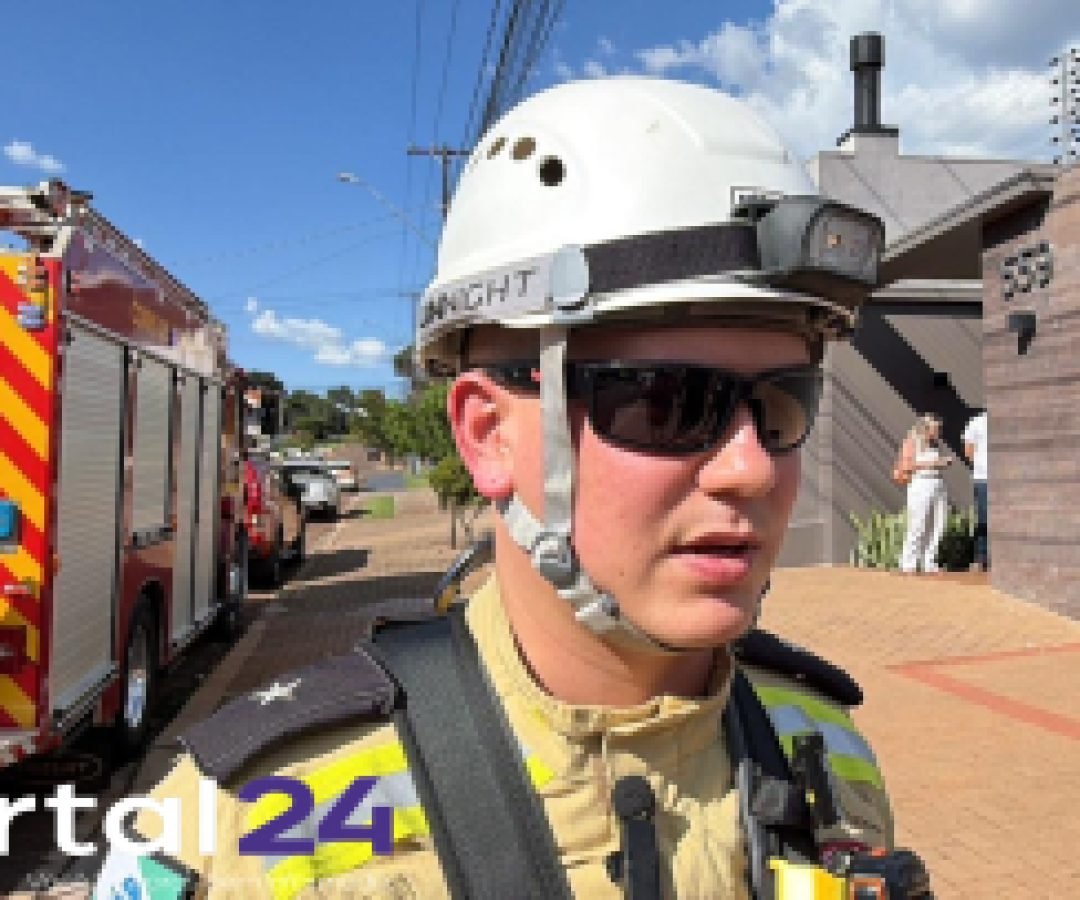 Homem de 61 anos sofre fratura após queda durante manutenção em caixa d’água em Cascavel