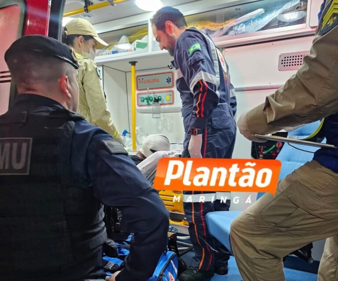 Homem é atacado com machadinha e fica gravemente ferido em Maringá