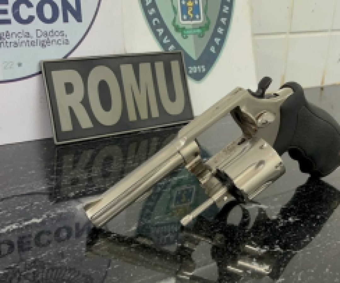 Homem é detido com revólver perto de CMEI de Cascavel