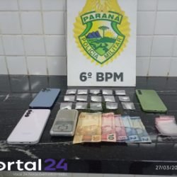 Homem é detido por suspeita de tráfico de drogas no bairro Periolo, em Cascavel