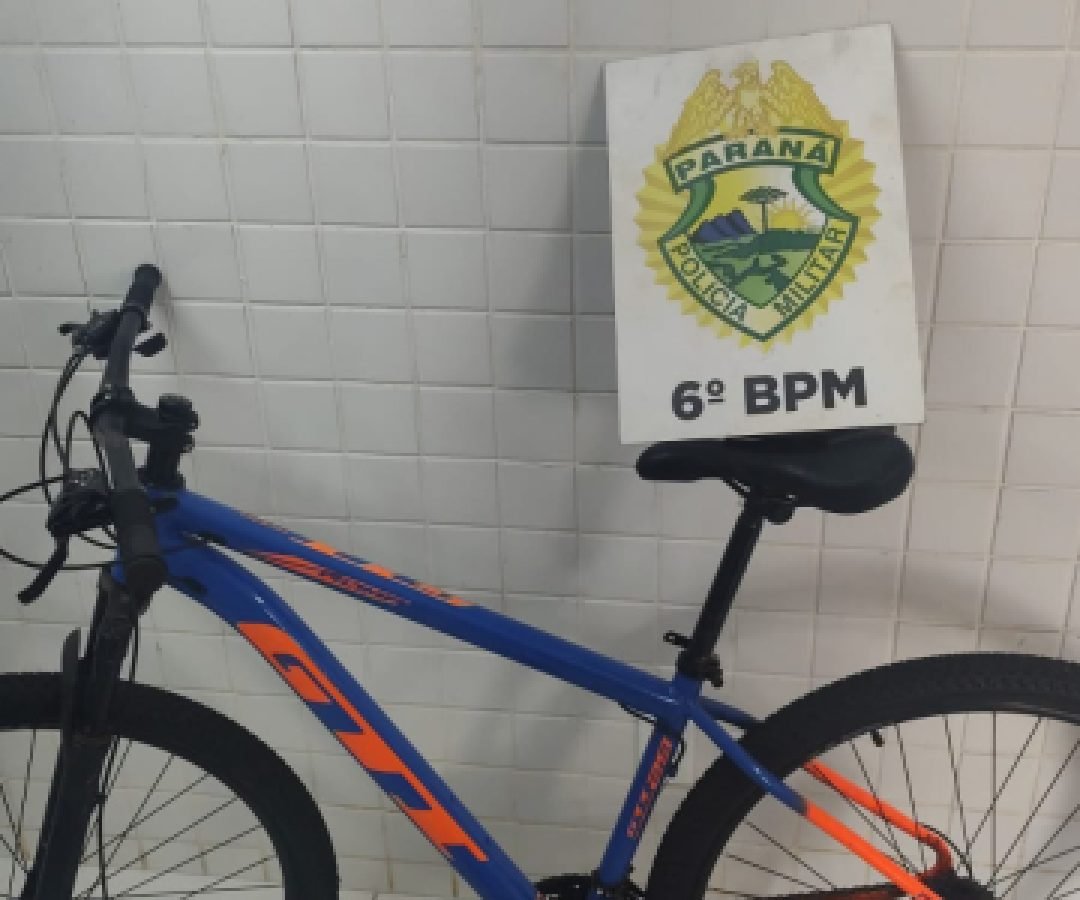 Homem é preso após furtar bicicleta em frente a igreja no centro de Cascavel