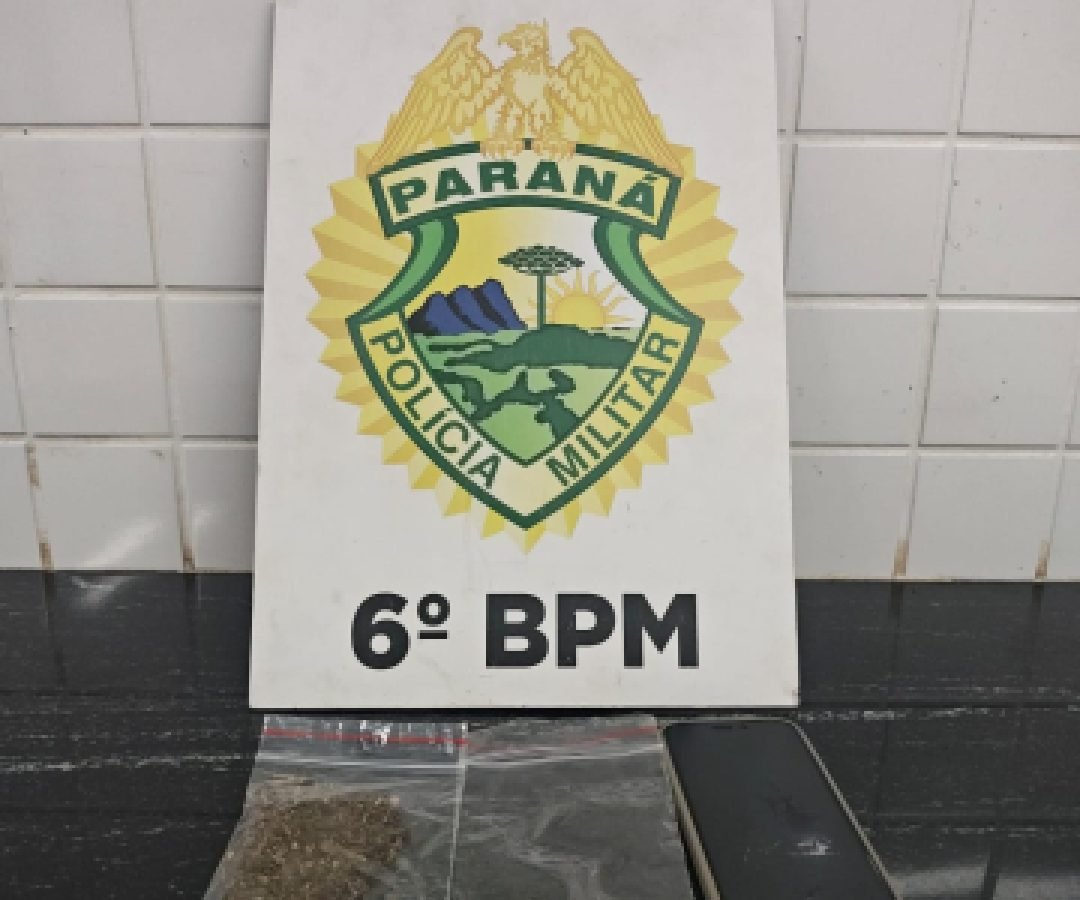 Homem é preso após ser flagrado em delivery de entorpecentes