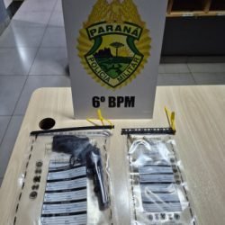 Homem é preso por porte ilegal de arma de fogo após denúncia em Três Barras do Paraná
