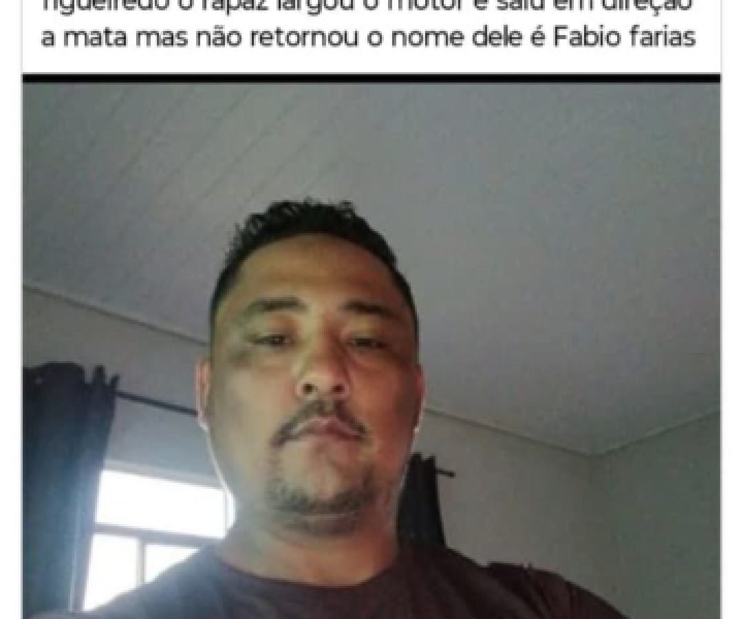 Homem está desaparecido em fazenda próximo a Guarapuava