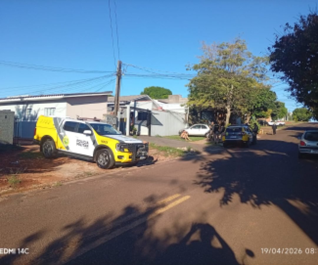 Homem fica ferido após fugir sobre telhados na região norte de Cascavel