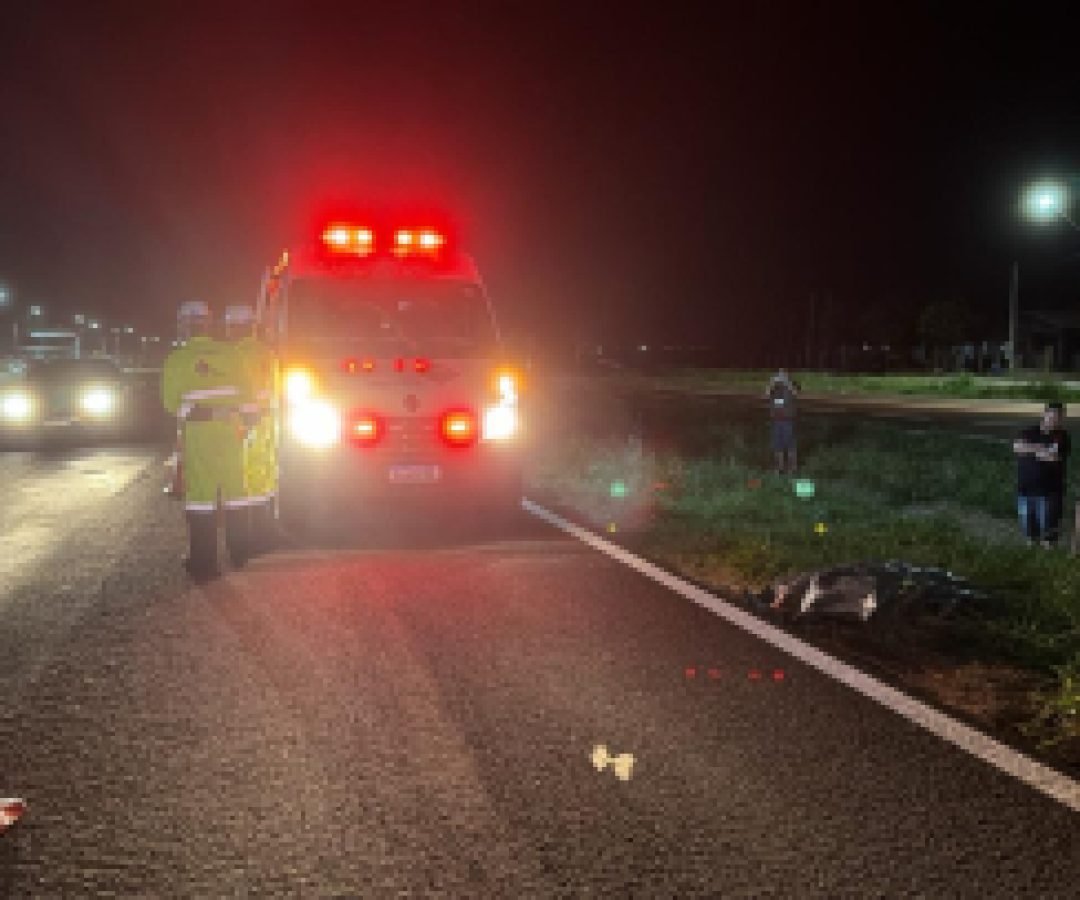 Homem morre atropelado na BR-163 em Sede Alvorada