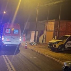 Homem morre e mulher fica gravemente ferida em Guaíra