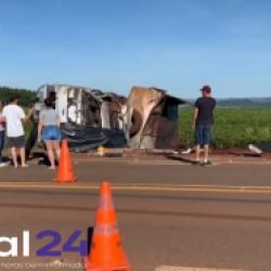 Homem morto em acidente na PR-180 no distrito de Juvinópolis é identificado