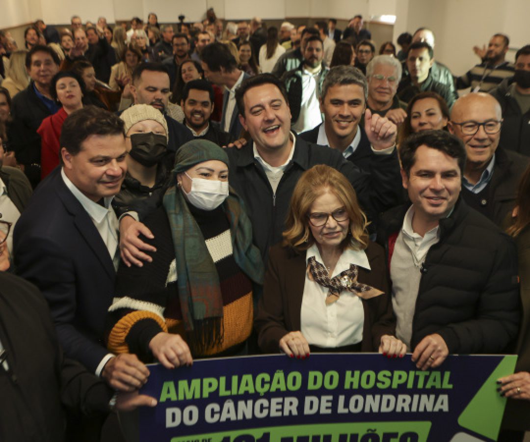 Estado assina convênio de R$ 121 milhões para ampliar Hospital do Câncer de Londrina