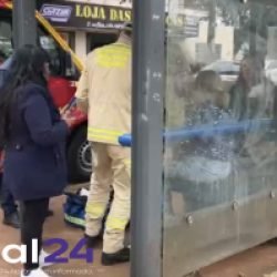 Idosa de 71 anos é atropelada por motocicleta em Cascavel