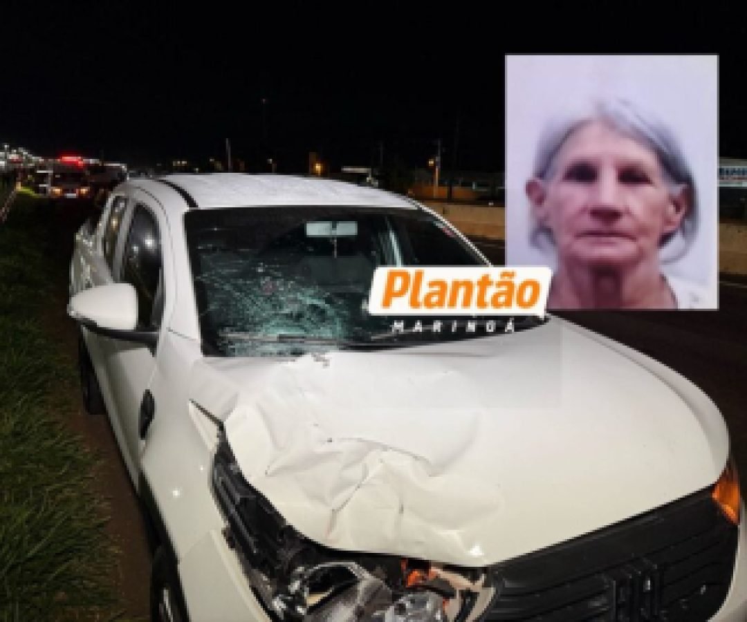 Idosa de 76 anos morre após ser atropelada em Maringá
