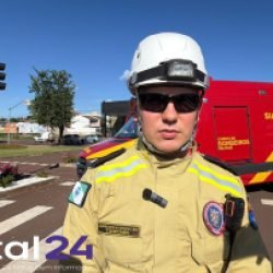 Idoso de 100 anos se envolve em acidente e está bem, informa Corpo de Bombeiros