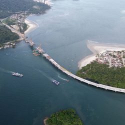 Ponte de Guaratuba chega a 80% de execução e obras seguem em ritmo acelerado