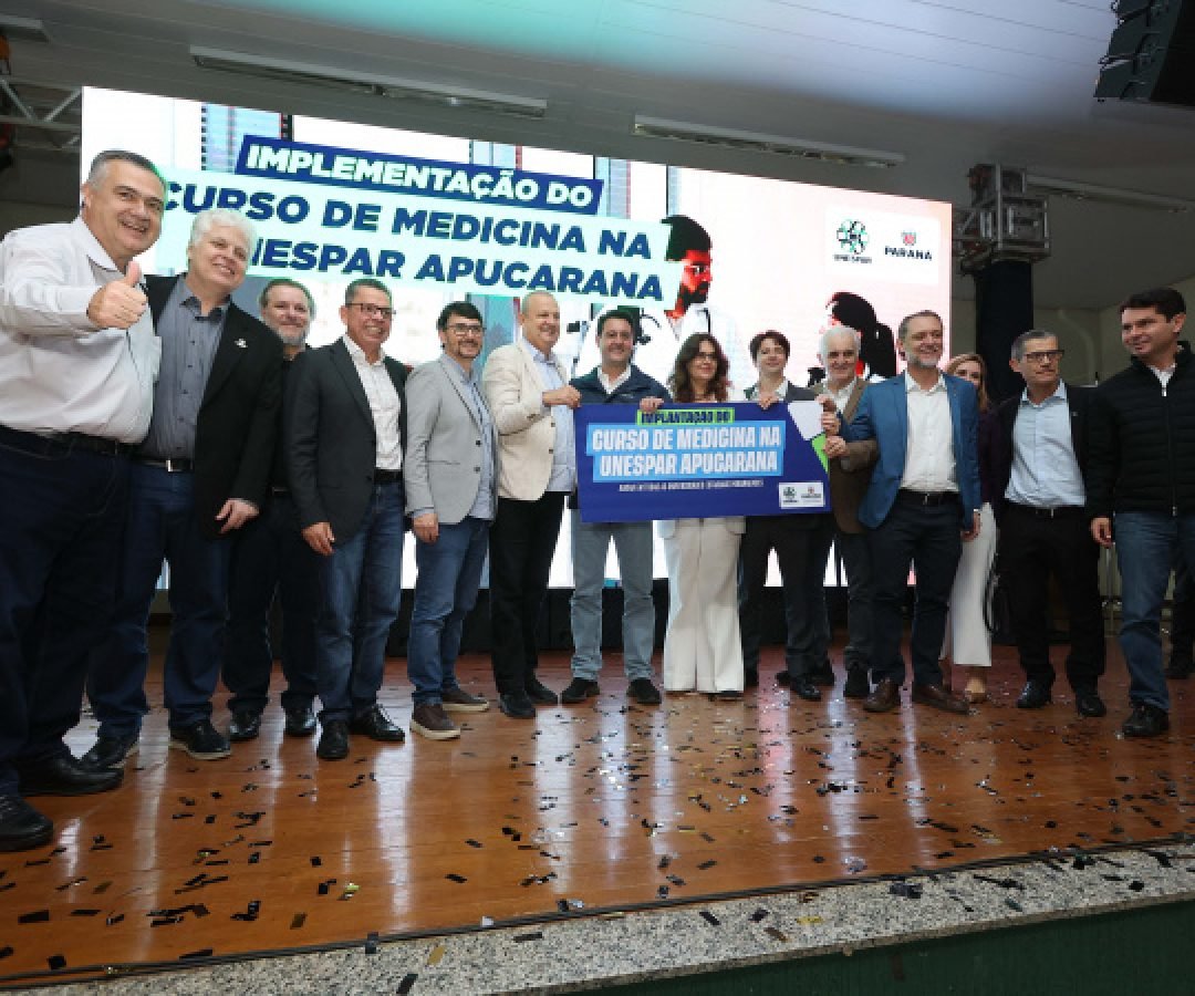 Ratinho Junior autoriza curso de Medicina na Unespar, demanda histórica da região de Apucarana