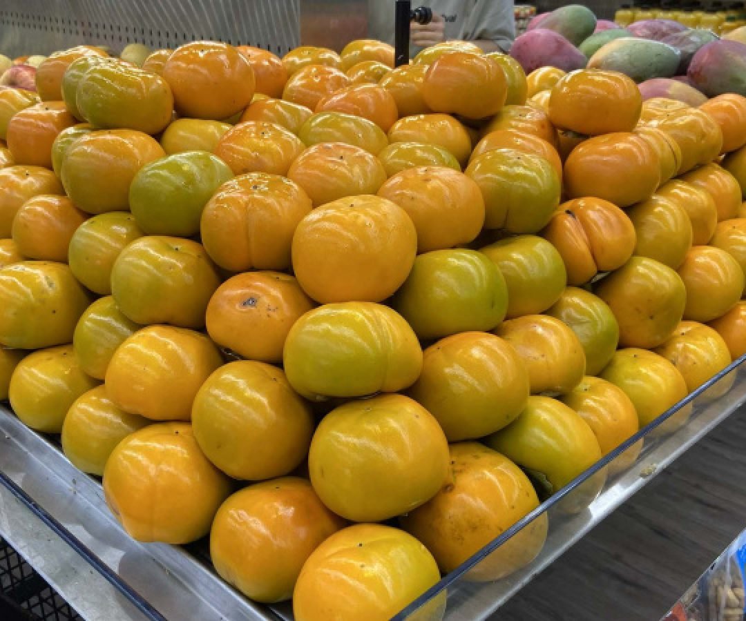 Temporada de caqui: Paraná produz 6 mil toneladas da fruta e exportações aumentam