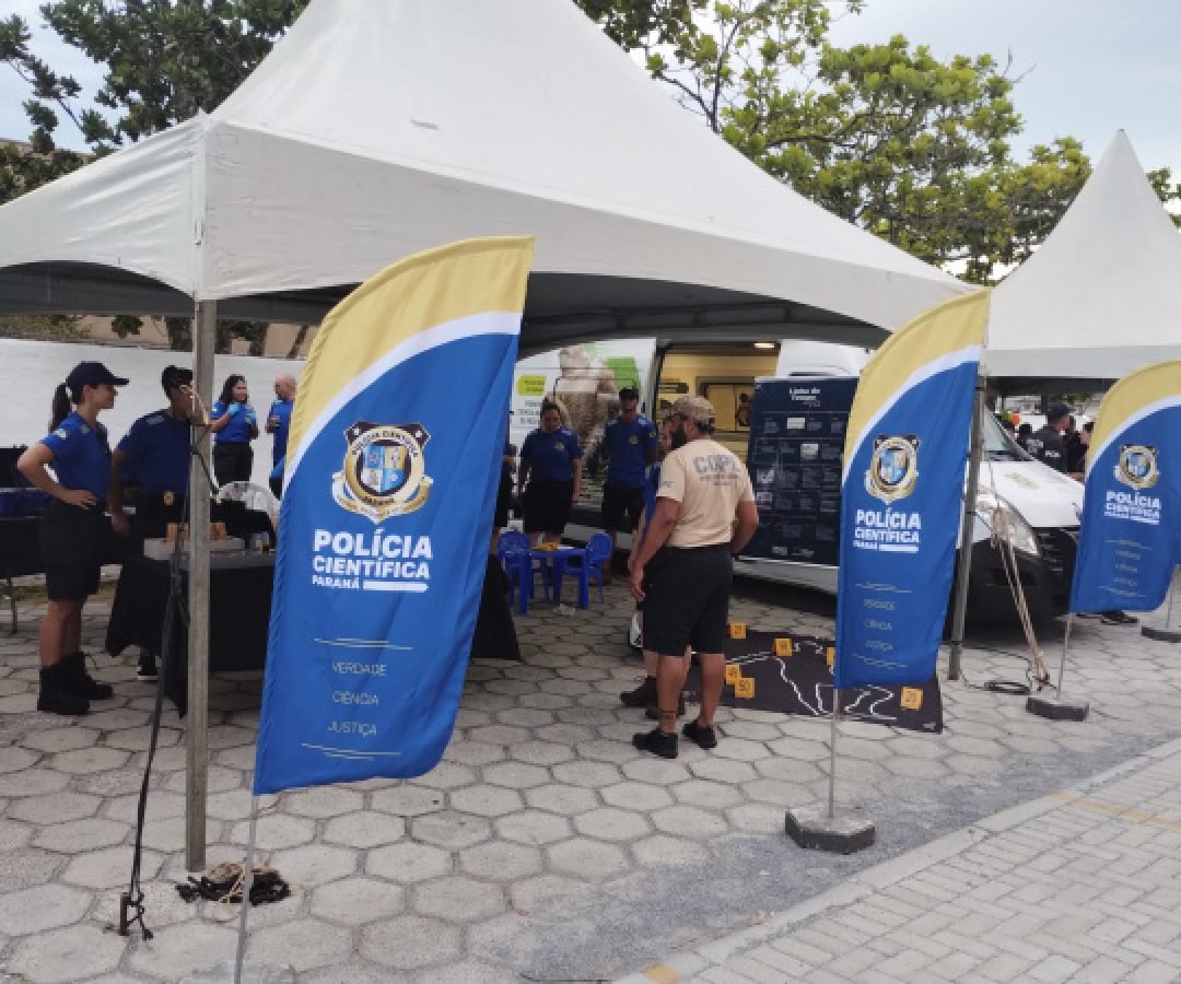 Exposição do Museu Paranaense de Ciências Forenses integra programação do Verão Maior Paraná