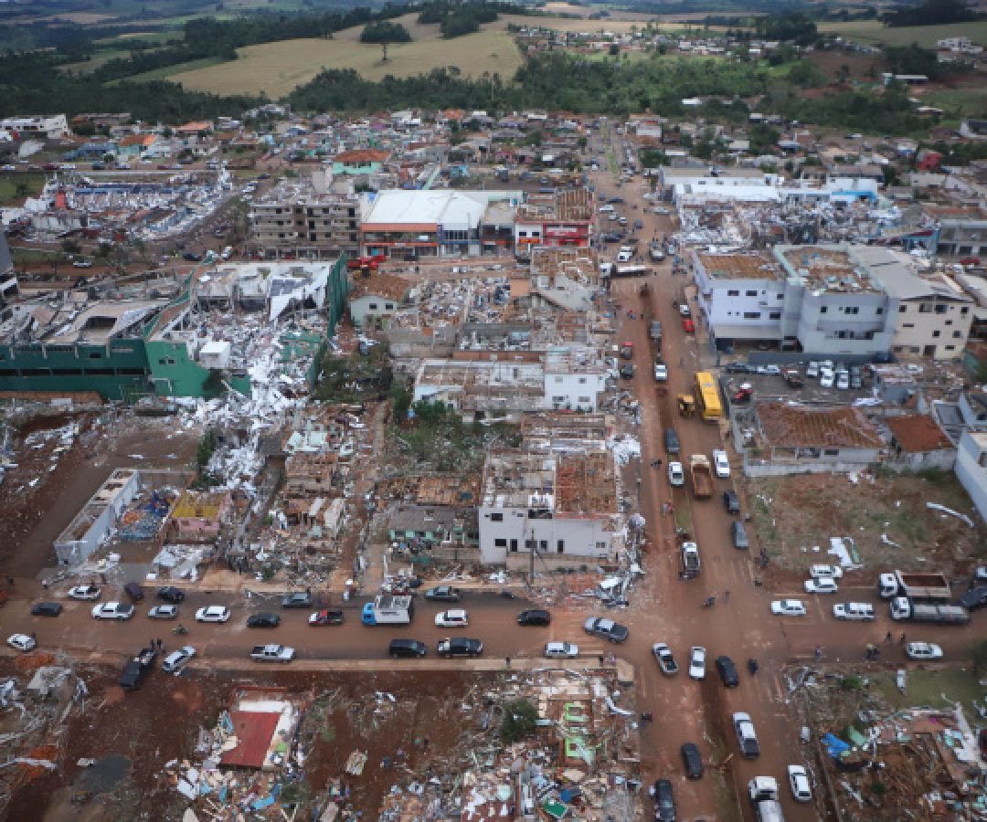 Simepar confirma três tornados na sexta com ventos de até 330 km/h e há outras suspeitas em análise