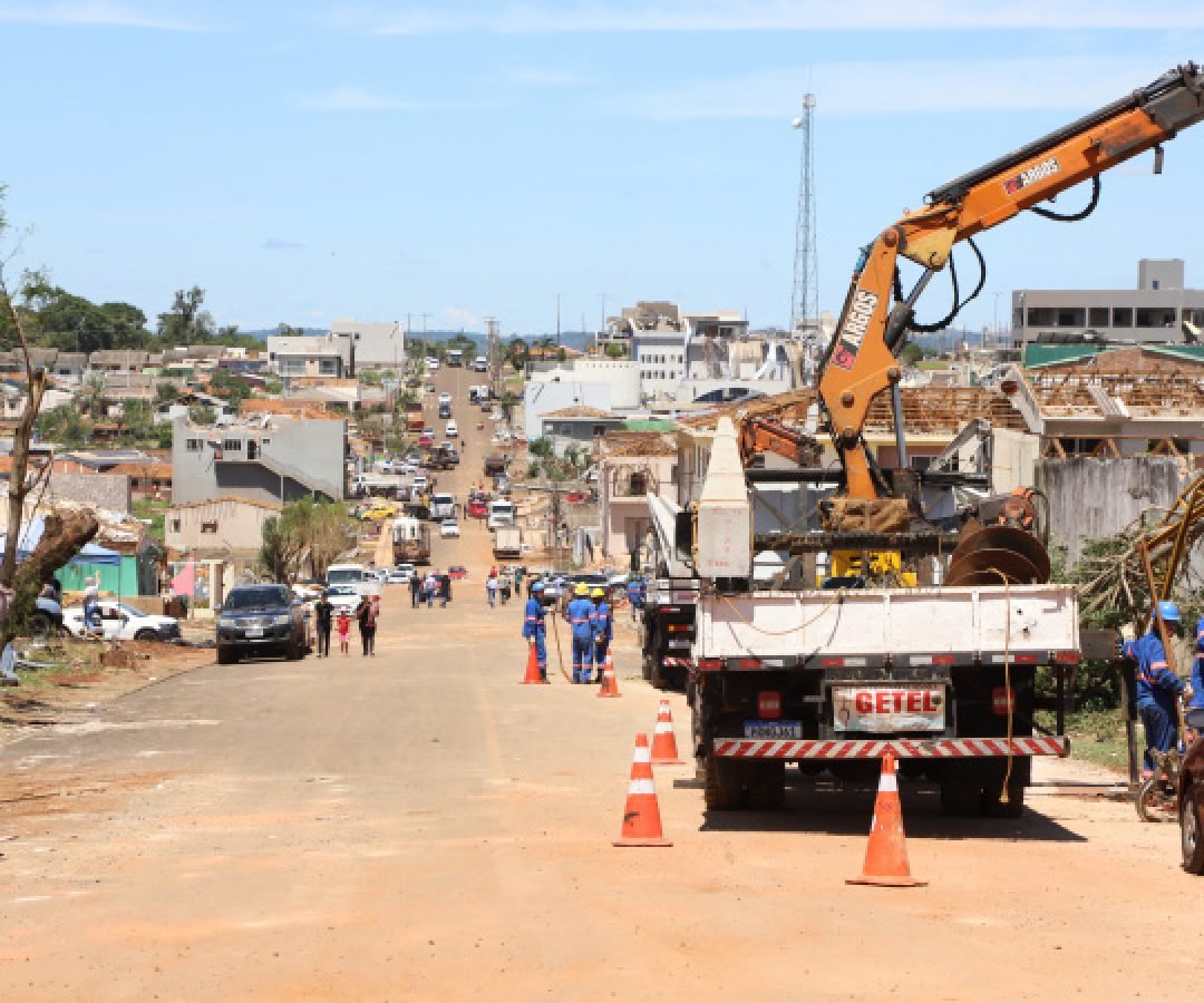 Copel e Sanepar avançam na reconstrução dos serviços essenciais em Rio Bonito do Iguaçu