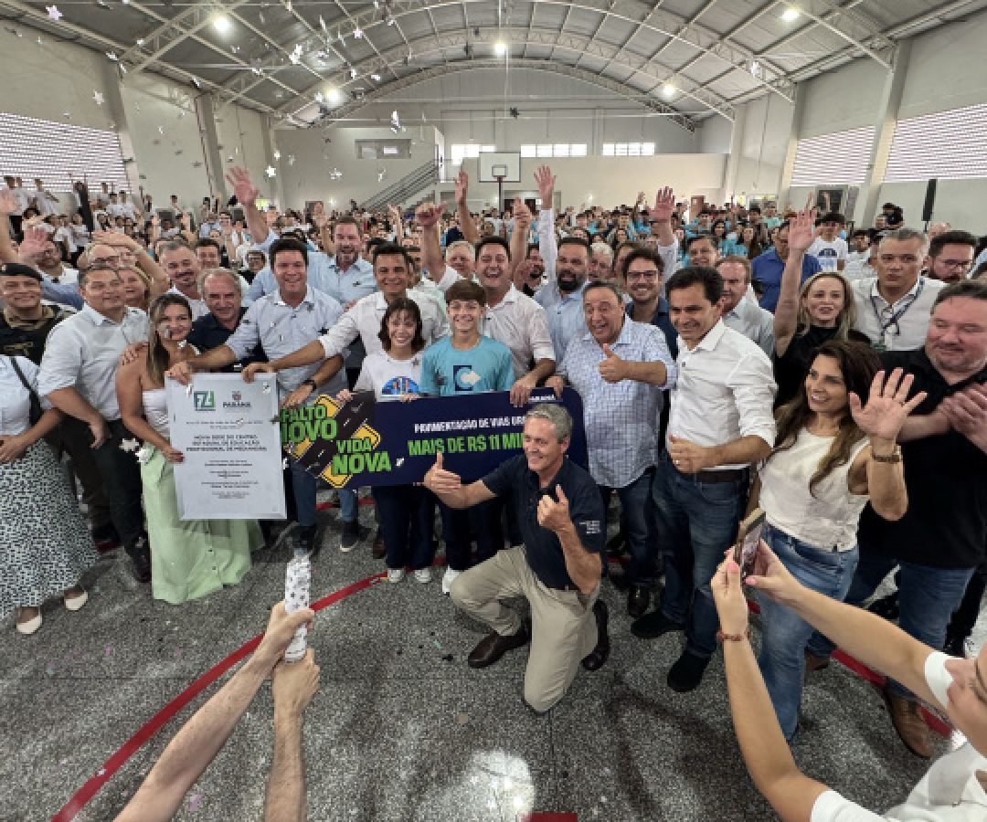 Ensino técnico: governador entrega novo CEEP para mais de mil alunos em Medianeira