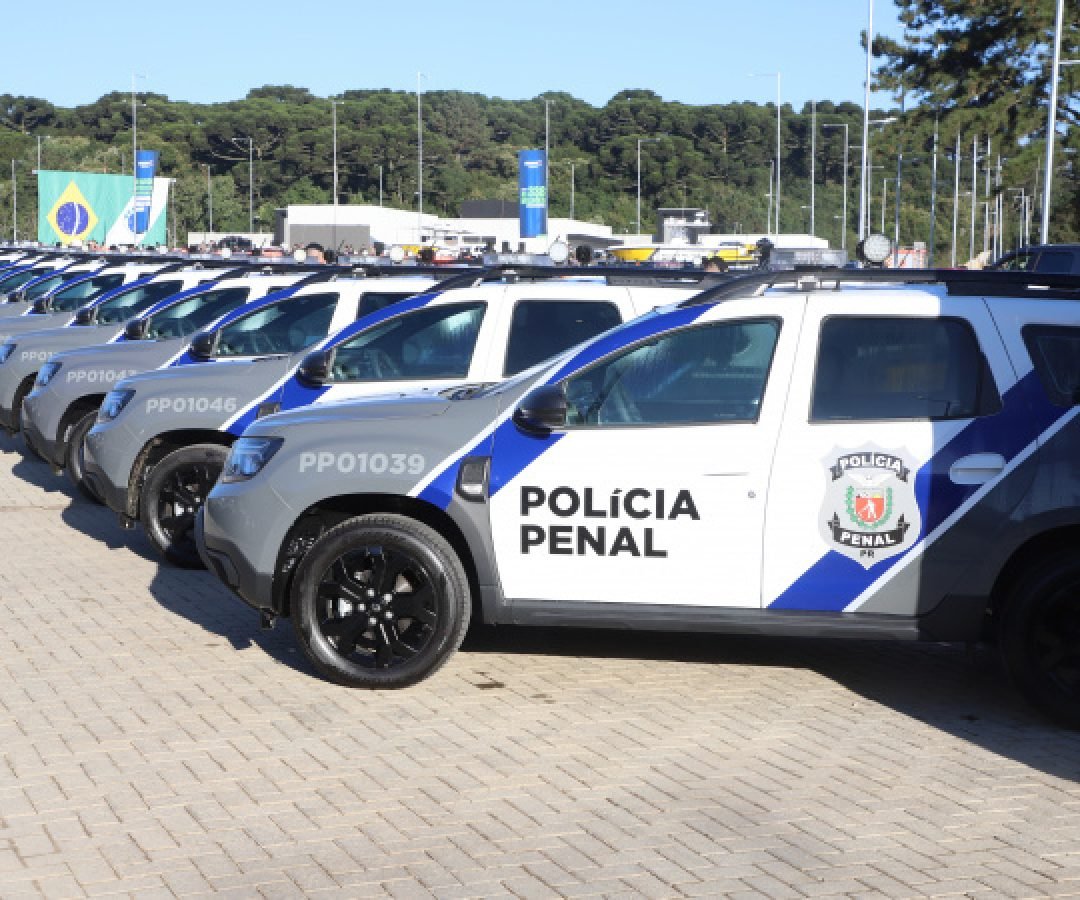 Novas viaturas e equipamentos reforçam atuação da Polícia Penal do Paraná