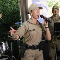 Banda da PMPR se apresenta no Ressacão de Carnaval de Matinhos