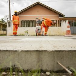Obras viárias que vão melhorar acesso ao Porto de Antonina chegam a 50%