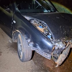 Internauta diz que carro capotou antes de ser abandonado na BR-467