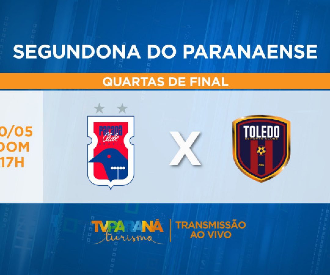 TV Paraná Turismo transmite jogo decisivo entre Paraná Clube e Toledo domingo