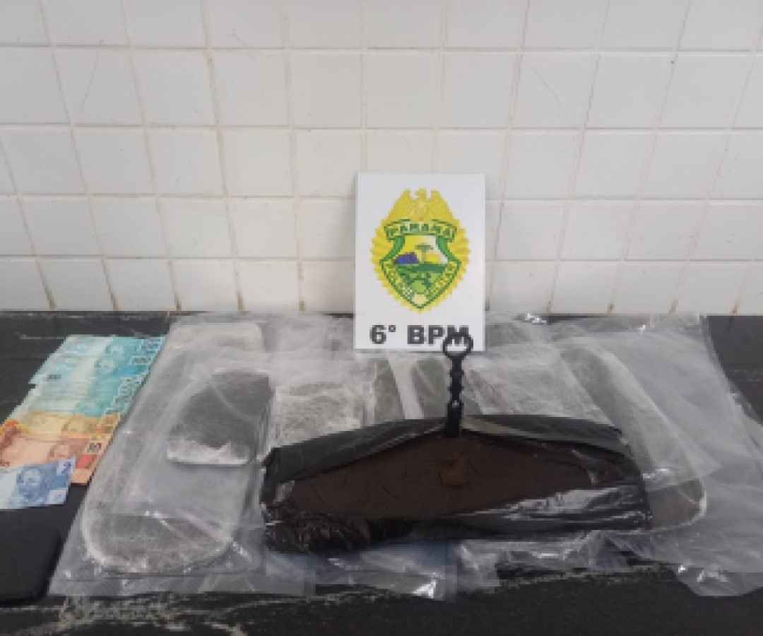 Jovem é presa com mais de 7 quilos de haxixe na Rodoviária de Cascavel