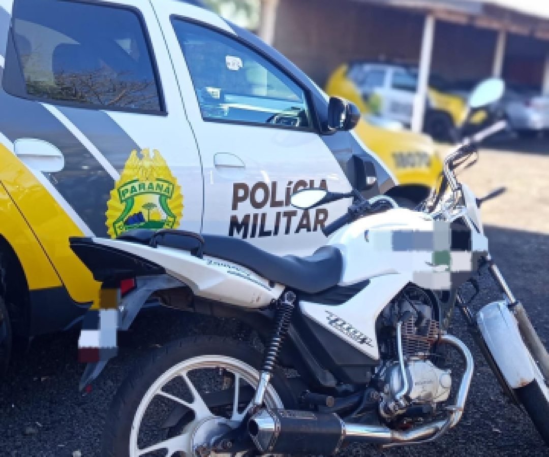 Jovem é preso com motocicleta adulterada em Quedas do Iguaçu