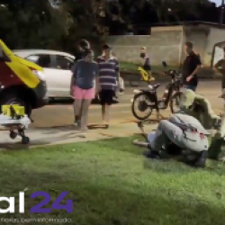 Jovem fica em estado grave após queda de bicicleta elétrica na Engenheiro Mercer, em Campo Mourão