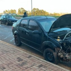 Jovem fica ferido em acidente na Avenida Piquiri