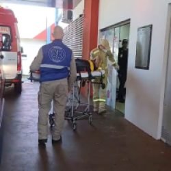 Jovem fica gravemente ferida em acidente com máquina no Núcleo Industrial
