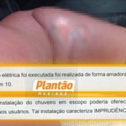 Laudo aponta ligação elétrica irregular em chuveiro de CMEI onde bebê sofreu queimaduras em Sarandi