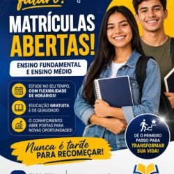 Matrículas abertas no CEEBJA oferecem oportunidade para jovens e adultos concluírem os estudos