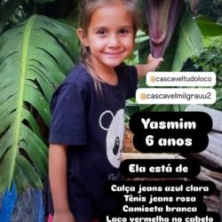 Menina de 6 anos está desaparecida no bairro Santa Cruz