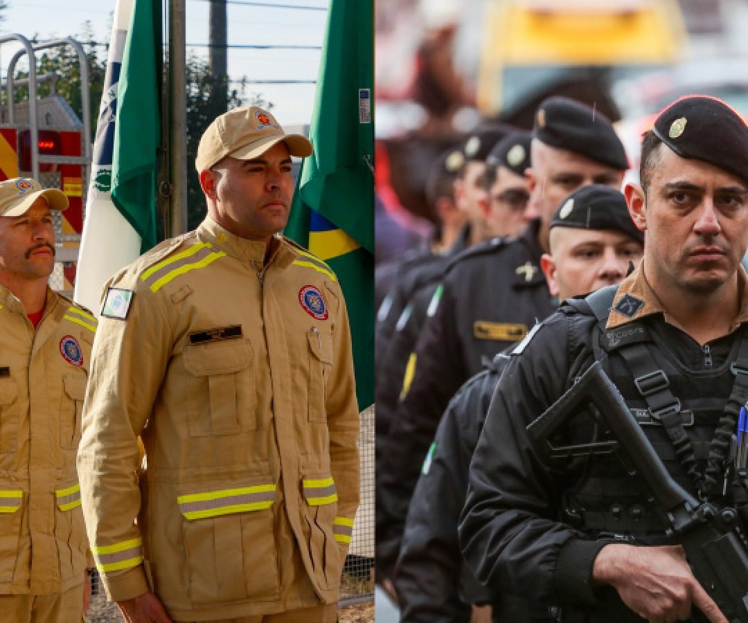 Ratinho Junior sanciona lei que amplia efetivos da PMPR e do Corpo de Bombeiros