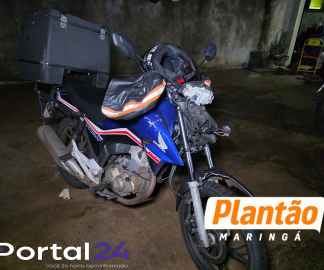 Motoboy e morador de rua ficam em estado gravíssimo após atropelamento em Maringá