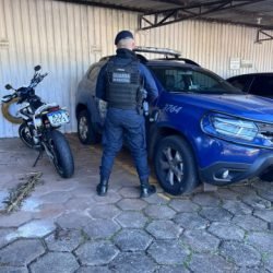 Motocicleta com alerta de furto é recuperada pela Guarda Municipal no Centro