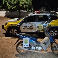 Motocicleta com sinais de adulteração é apreendida em Formosa do Oeste