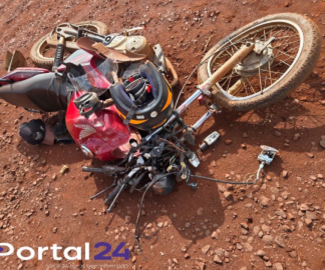 Motociclista de 39 anos morre após grave acidente com caminhonete em estrada rural de Assis Chateaubriand