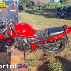Motociclista e passageira ficam feridos após queda de moto na PR-323 em Cafezal do Sul