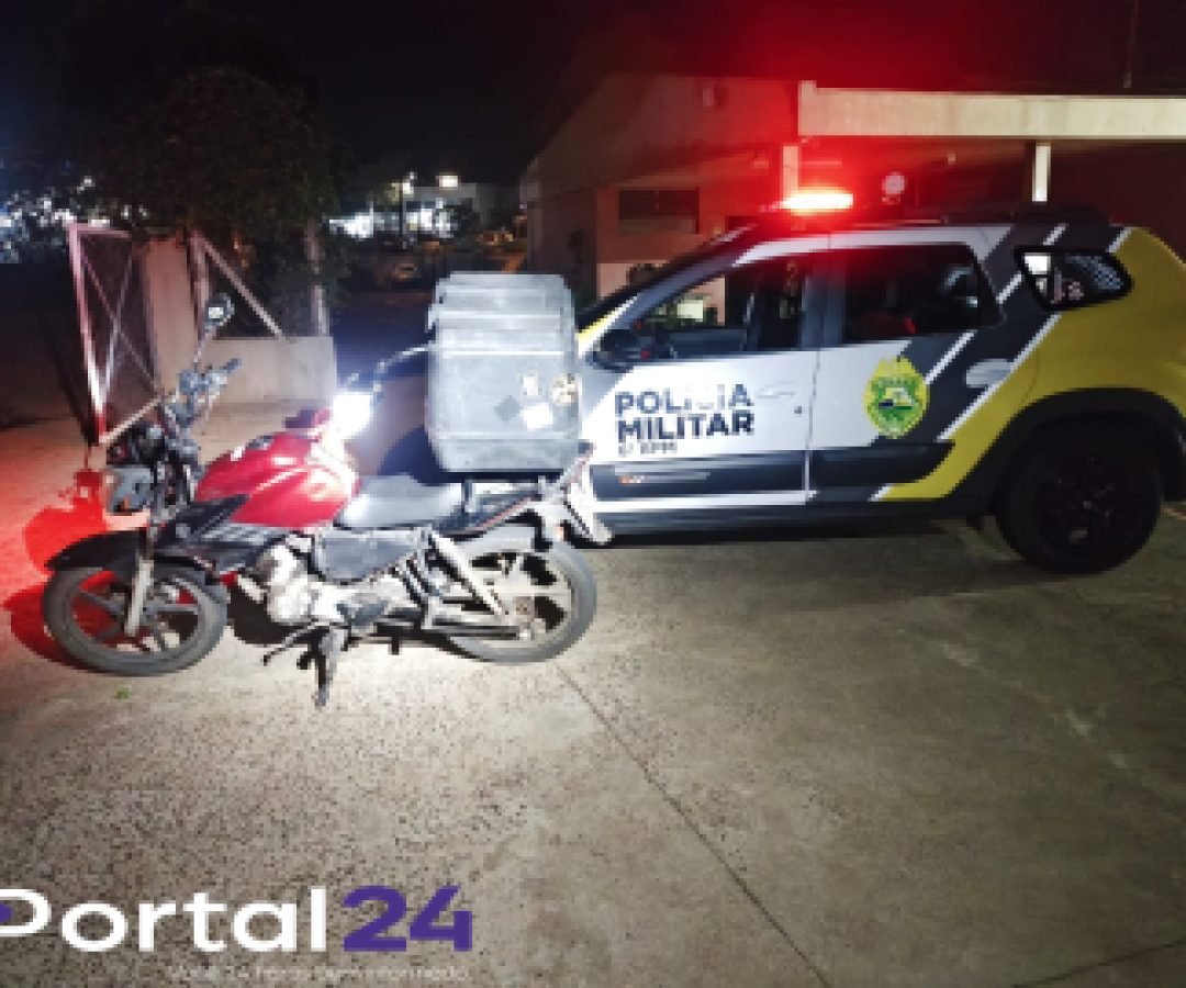 Motociclista é preso por embriaguez ao volante e levava criança na motocicleta em Cascavel
