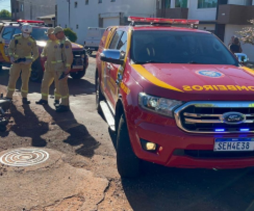Motociclista fica em estado grave no Cascavel Velho