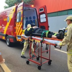 Motociclista fica ferido em acidente no Coqueiral