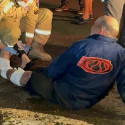 Motociclista fica ferido em colisão no Universitário