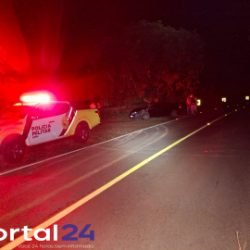 Motociclista morre após colisão lateral na PR-549 em Corumbataí do Sul