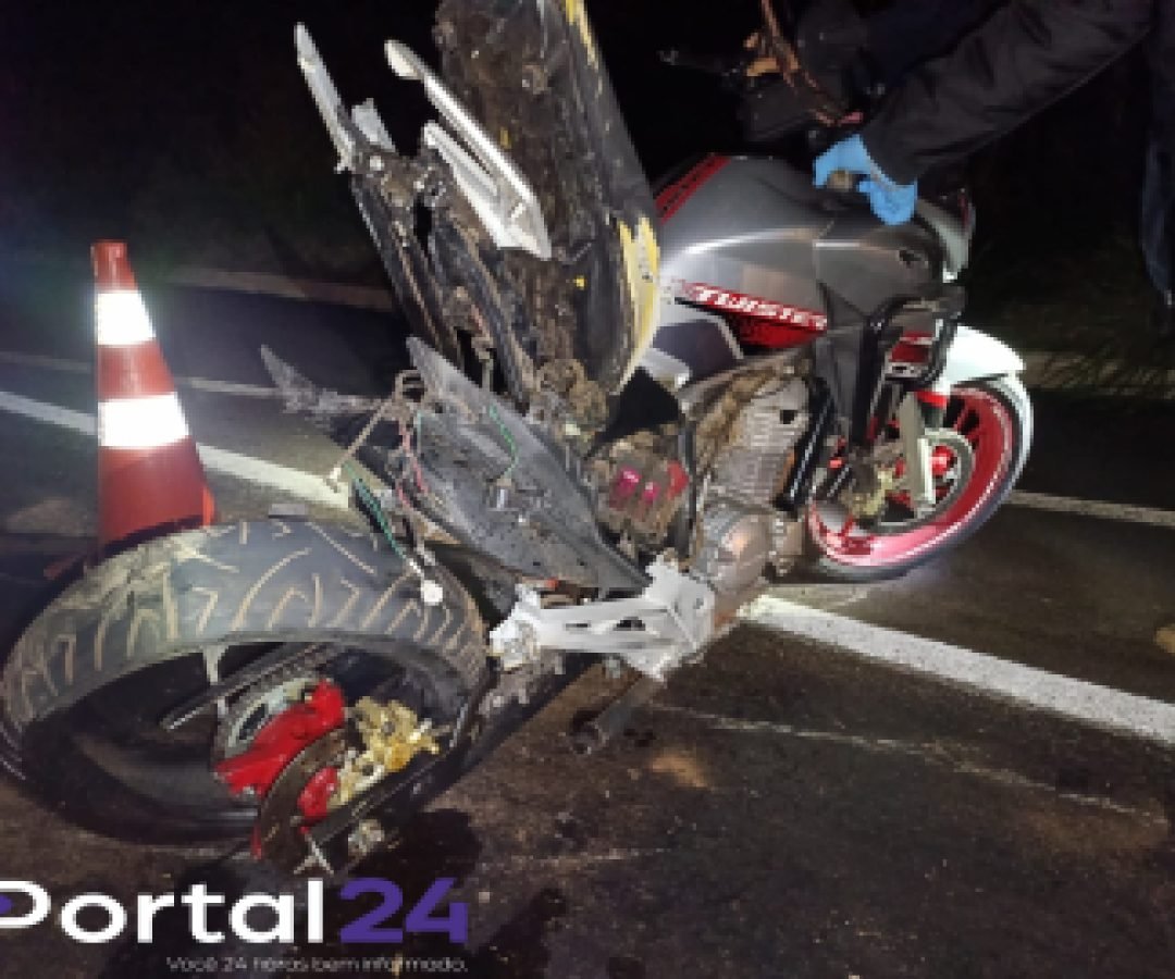 Motociclista morre após colisão traseira na BR-376 em Paranavaí